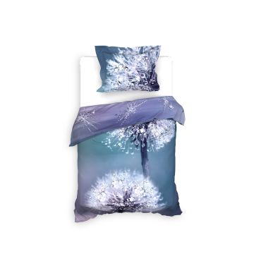 Heckettlane Blue Dekbedovertrek Hannia 100% Katoen-Satijn