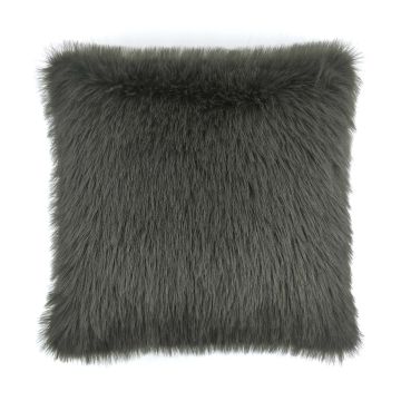 Heckettlane Classic-Grey Sierkussen Perle Fake Fur