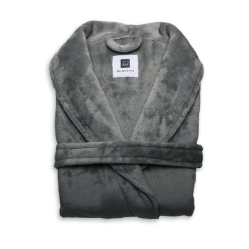 ZoHome Dark-Grey Badjas Cara 100% Polyester