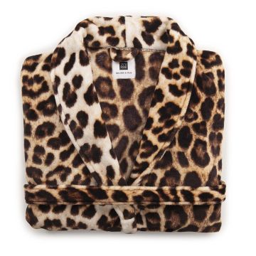 ZoHome Brown Badjas Leopard 100% Polyester