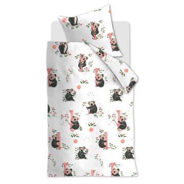 Beddinghouse X Hanneke de Jager Dekbedovertrek Grijs Kids Koala Katoen