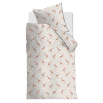 Ambiante Dekbedovertrek Zand Dieren Katoen
