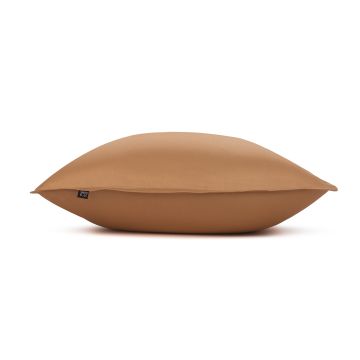 ZoHome Cognac-Brown 2 Kussenslopen Satinado 100% Katoen-Satijn