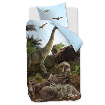 FREEK VONK Dekbedovertrek Naturel Katoen 1-persoons 140 x 200 cm