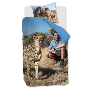 FREEK VONK Dekbedovertrek Zand Dieren Katoen