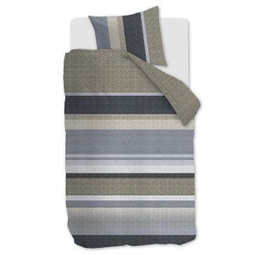 Beddinghouse Dekbedovertrek Jorren - Blauw Grijs