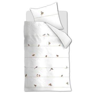 Marjolein Bastin Dekbedovertrek Naturel Animals Katoen