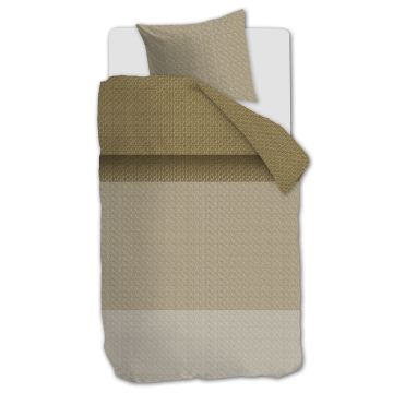 Beddinghouse Dekbedovertrek Sanna Goud 1-persoons 140 x 200/220 cm Beddinghouse Dekbedovertrek Sanna Goud 1-persoons 140 x 200/220 cm