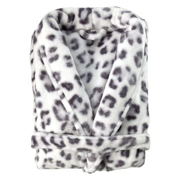 ZoHome Grey Badjas now-Leopard 100% Polyester
