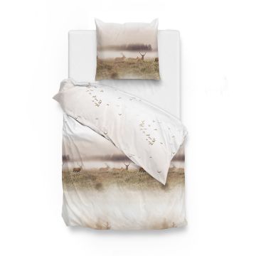 ZoHome Natural Dekbedovertrek Nizan 100% Katoen-Flanel