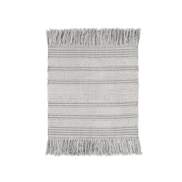 Heckettlane Ash-Grey Badmat Nukus 100% Katoen