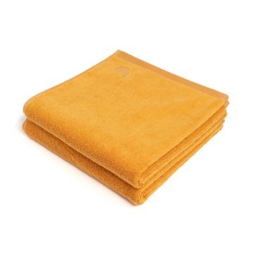 Ahangama yellow bath towel (set of two) - Four Leaves