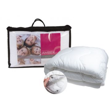 Amber, Vederlicht 4 seizoenen dekbed-1-persoons 140 x 200 cm Amber, Vederlicht 4 seizoenen dekbed-1-persoons 140 x 200 cm