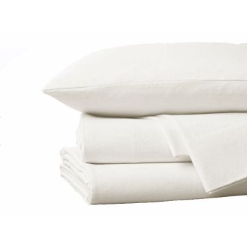 Flanellen hoeslaken Ecru Flanellen hoeslaken Ecru