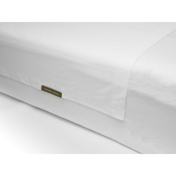 Nayakakanda percale flat sheet (white) - Four Leaves