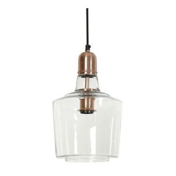 Design hanglamp Sage, glas en koper