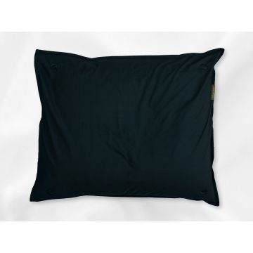 Kandalama percale pillowcase junior (dark green with dark green leaves) - Four Leaves