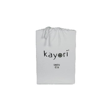 Kayori Shizu Hoeslaken stretch - Jersey - 40cm Hoek - Zilvergrijs