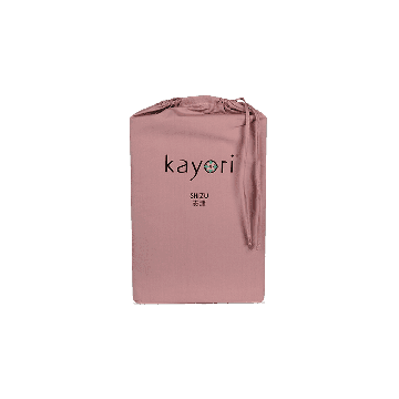Kayori Shizu Split Topper hoeslaken Perkal - Oudroze