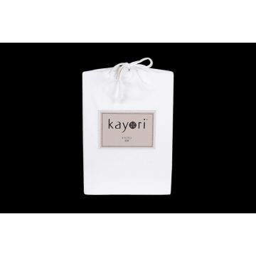 Kayori Kyoto Splittopper Hoeslaken Premium Jersey - Wit