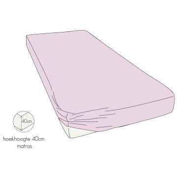 Kayori Shizu Hoeslaken stretch Jersey - Roze