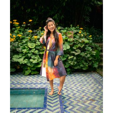 Kayori Jobu Kimono Pima - - Pima-Katoen