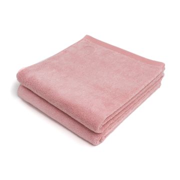 Namal Uyana pink bath towel (set of two) - Four Leaves