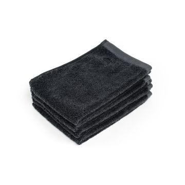 Pinnawala grey guest towel (set of four) - Four Leaves