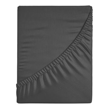 Ten Cate Premium satijn katoen hoeslaken Antraciet Ten Cate Premium satijn katoen hoeslaken Antraciet