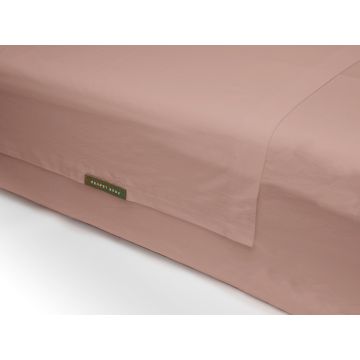 Bundala sateen flat sheet (pink) - Four Leaves