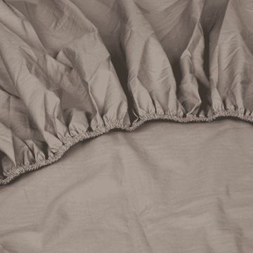 Kayori Shizu Splittopper hoeslaken stretch Jersey - Taupe