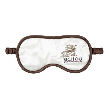 Sichou Pure Silk zijden slaapmasker bruin