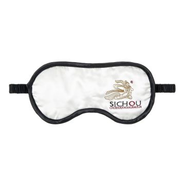 Sichou Pure Silk slaapmasker-Zwart