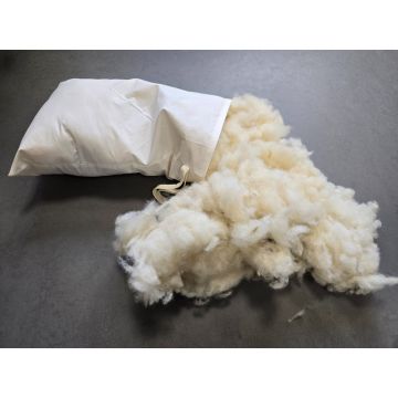 Vulwol - 100% Natuurlijke Schapenwol kussenvulling