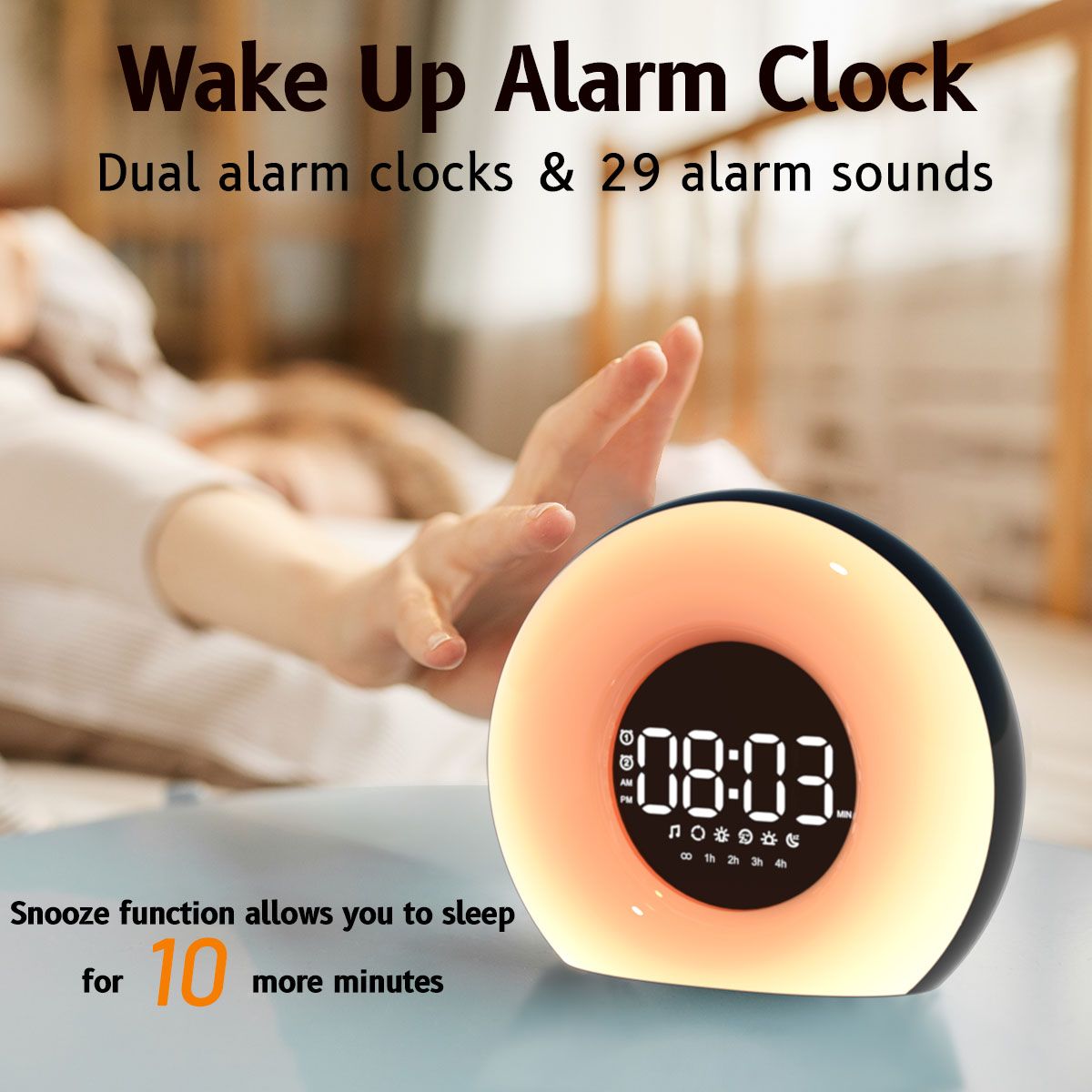 Wake up deals alarm